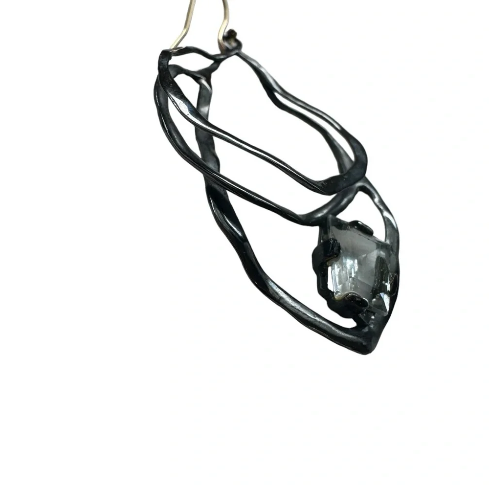 Alexis Bittar Miss Havisham Crystal Interlace Drop Earrings
